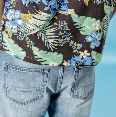 Round Neck All Over Print T-Shirt